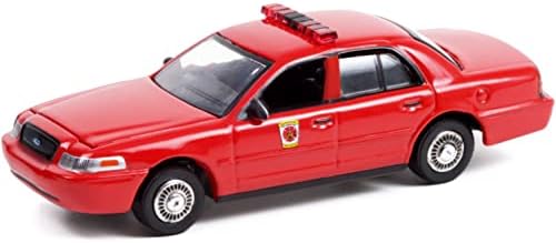 2001 Crown Victoria Interceptor Red Baltimore City Fire Fire & Rescue Series 2 1/64 Modelo Diecast Car