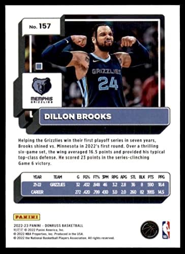 Dillon Brooks 2022-23 Donruss 157 nm+ -mt+ NBA Basketball Grizzlies