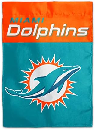 NFL Miami Dolphins Bandeira de 2 lados/quintal, cerceta,