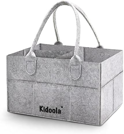 Organizador do Caddy para Baby Kidoola - Bolsa de armazenamento de limpeza de berçário, cesto de compartimentos de