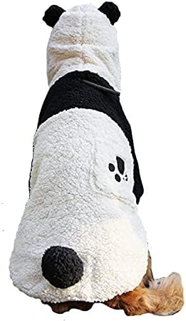 Halloween grande cão panda roupas roupas de inverno casaco de animais de estimação de animais de estimação engraçados para um cachorro