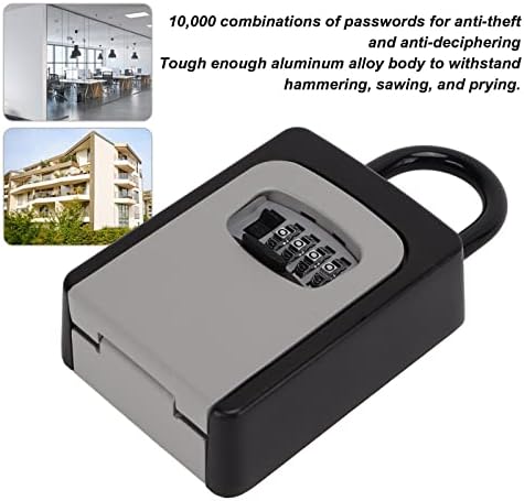Caixa de chave Hider, caixa de segurança de chave de grande capacidade portátil para armazém de gabinete doméstico