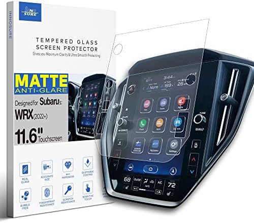 Protetor de tela de vidro de ingresso AG compatível com 2022 2023 Subaru WRX Starlink
