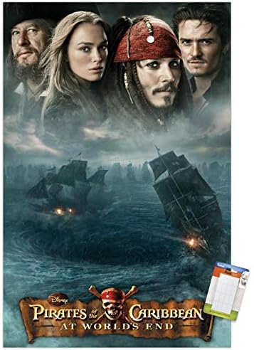 Trends International Disney Pirates of the Caribbean: No World's End - DVD One Sheet Wall Poster, 14.725 x 22.375, Poster