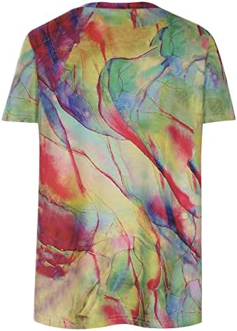 Camiseta de verão de outono feminino 2023 algodão curto de manga curta v camiseta de blusa gráfica de pescoço para meninas