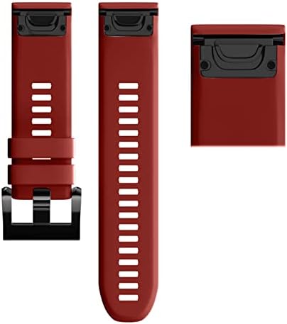 Svapo 26 22 22mm de faixa de vigilância para Garmin Fenix ​​7x 7 7s Assista Quick Release Silicone EasyFit Strap Strap