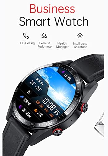 Compatível com AppleWatchSeries3 relógio inteligente para homens Smartwatch Smart à prova d'água com Bluetooth Call for