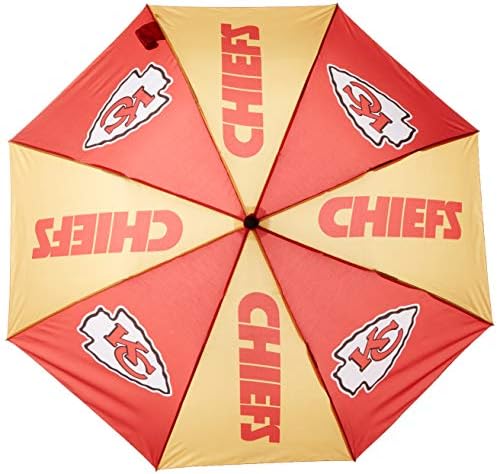 NFL Kansas City Chiefs Team Logo Umbrella, Team Color, One Tamanho