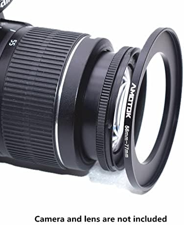 Filtros de câmera de 58 mm a 77 mm anel compatíveis com todas as lentes da câmera de 58 mm a 77 mm de acessório de filtro
