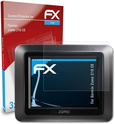 Atfolix Screen Protection Film Compatível com Garmin Zumo 210 CE Protetor de tela, filme de proteção Ultra-Clear FX