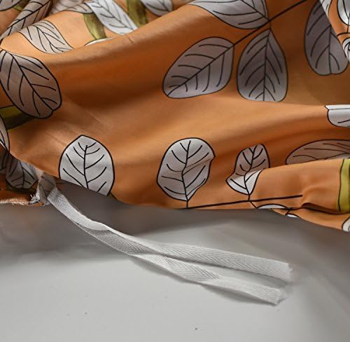 Eikei moderno vintage retro mod lear de cama egípcio capa de edredão de algodão conjunto minimalista chic design botânico