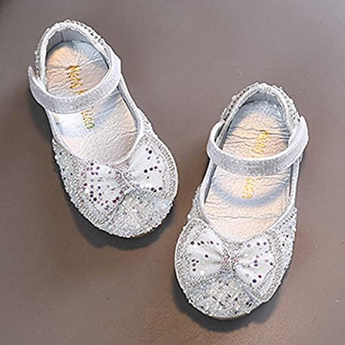 Princess Shoes for Kids Fashion Spring e Summer Girls Sandals Dress Dance Show Shoes Sapatos Pérolos Restro de Pérola