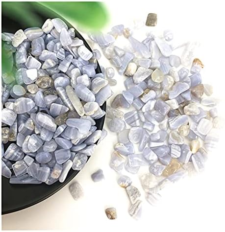 Xn216 50g 2 tamanho de renda azul natural de renda ágata de cristal cascalho chips de rocha de cristal degaussing cálculos