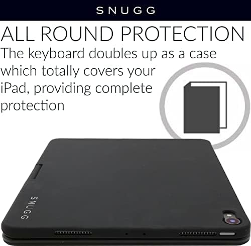 Snugg iPad 10th Generation Case com teclado, iPad Bluetooth do Bluetooth, com retenção sem fio.