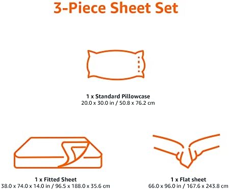 Basics Cotton Jersey Bed Sheet, gêmeo, preto