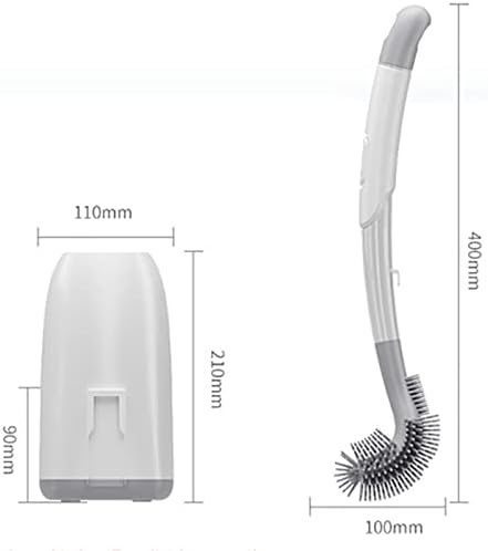 Escova de vaso sanitário zukeems escova de silicone tpr pincel kit kit de parede de parede tipo de penteado pincel líquido