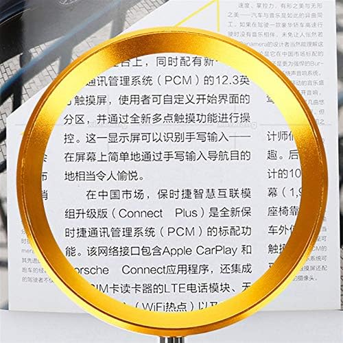 Huangxing - 8 vezes a lente de vidro óptico de ouro com fosco de meta