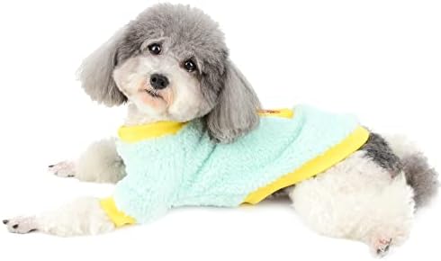 Camisinho de cachorro de cão pequeno Ranphy roupas de gato de cachorro de cachorro Camiseta de cachorro Doggie moletom de jumper macio para cachorrinho de cachorro Pijamas de pulôver com padrão fofo para tempo frio e outono do inverno