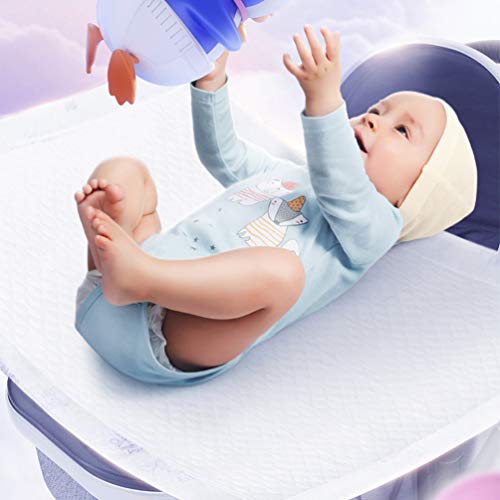Toyandona 80pcs Baby descartável mata-pad troca portátil almofada de fraldas respiráveis ​​fraldas de tapete de tapete