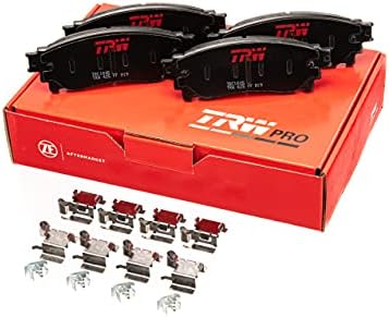 TRW PRO TRC0584 Conjunto de pasvas de freio a disco para Mazda 626 1993-2002, traseiro e outras aplicações