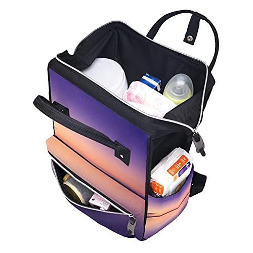 Sacos de bolsas de fraldas do mar de sol para mochila mamãe de grande capacidade Bolsa de viagem de enfermagem para cuidados