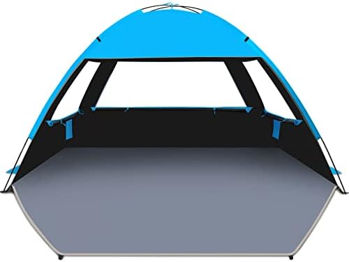 Gorich Beach tenda, barraca de sombra de praia para 3/4-5/6-7/8-10 pessoas com proteção UV 50+, copa portátil de abrigo solar