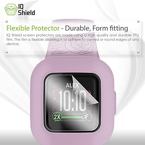 Protetor de tela Iqshield compatível com Garmin Vivofit Jr 3 Anti-Bubble Clear Film