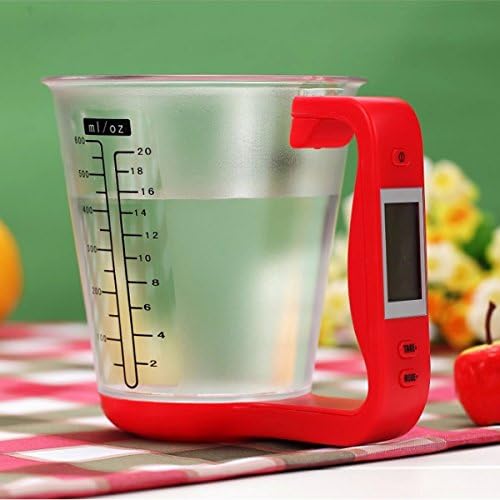 LCD Digital 1kg Medição Cup Kitchen Scale