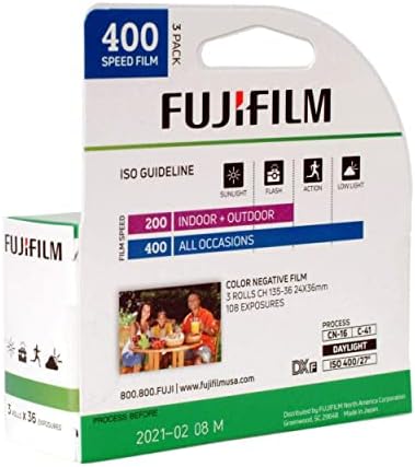 Fujifilm 600018965 Fujicolor Superia X-TRA 400 Color Negative Film