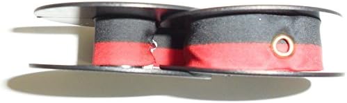 Original Olivetti Lettera 21, 22, 24, 25, 31, 32, 35, 35i, 35L, 36, 36c, 37, 82 e S14 Ribbon, OEM, preto e vermelho