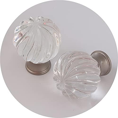 YGQZM 10pcs Design de forma Crystal Glass Knobs Gaveta de armário Pull Armário de cozinha Armário de guarda -roupa Hardware