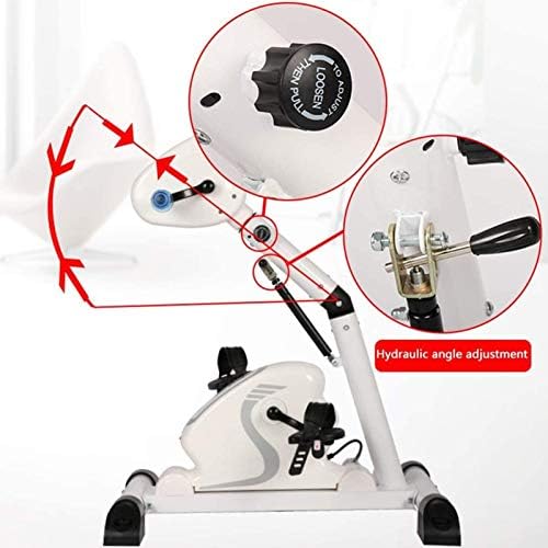 Exercitador de pedal elétrico ZXFF, mini bicicleta estacionária de fitness dobrável, hemiplegia e equipamento de fitness de reabilitação