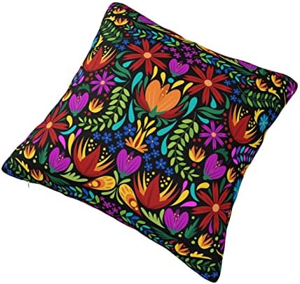 Capas de travesseiros mexicanos Capas coloridas de travesseiro Cinco de Mayo Caso de almofada de 18x18 polegadas para sala