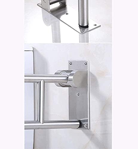 Luofdclddd barras de banheira, barras de vaso sanitário corrimão handrail acessível aço inoxidável Suporte