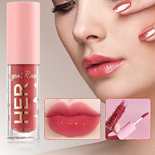 Lipstick Lipsk Lip Gloss feminino Hidratante e hidratante Esmalte Lip Toot Jelly Glass Lip Gloss Base Clear