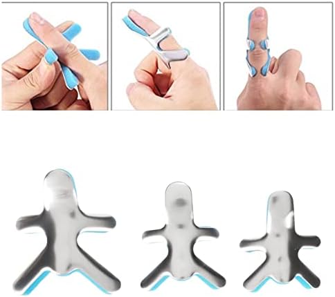 Trama de dedo de gatilho, 3pcs tipo de sapo talas de dedo dinâmica Suporte de fixação Fixação FOLO MOLTE TRANGE