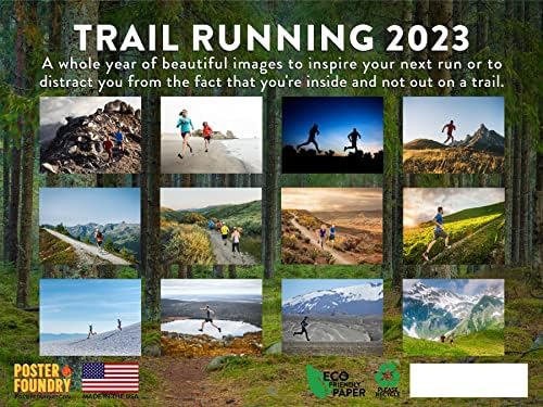 CALENDÁRIO DO CALENDÁRIO DE RUNDA DE TRAIL 2023 Calendários de parede mensal Maratona de triatlões Maratona ao ar livre Natureza