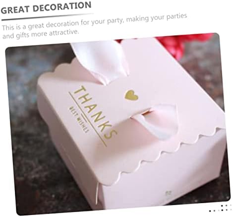 Baluuue Gift Ribbons 100 PCs Favoriza envelhecimento para recipientes de recipientes para Bridal for Bowknot Gift Party Wedding