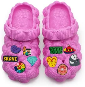 meexzoom unissex bolha slides sandálias para crianças | lâminas de bola de golfe | Bubble Croc Cogs Sapatos de jardim meninos