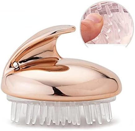 NA Silicone Massage transparente Shampoo Shampoo Massage Comb pente de ouro rosa de ouro
