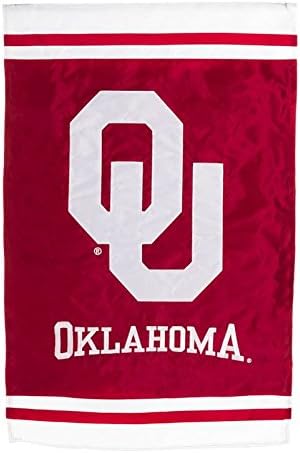 NCAA Oklahoma Sooners Bandeira de fibra óptica - Crimson/Cream