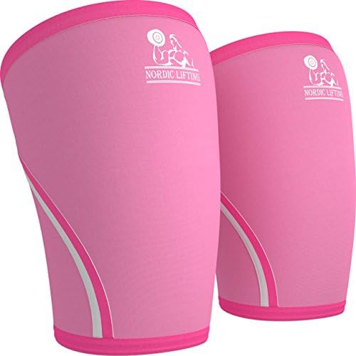 Pesos do pulso do tornozelo 5lb - pacote rosa com mangas de joelho xsmall - rosa