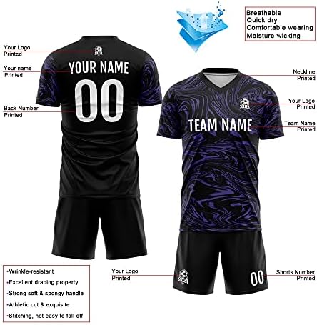 Camisetas de futebol personalizadas para crianças adultos camisetas personalizadas de futebol com o nome do nome da