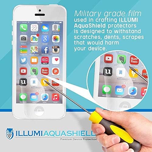 Illumi Aquashield Screen Protector Compatível com Google Pixel Watch Watch No Bubble Alta Definição Filme TPU flexível claro